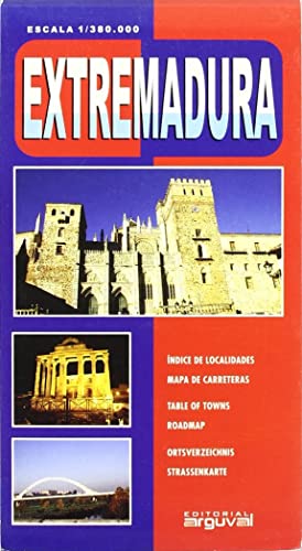 9788496435490: MAPA DE EXTREMADURA (MAPAS DE CARRETERAS)