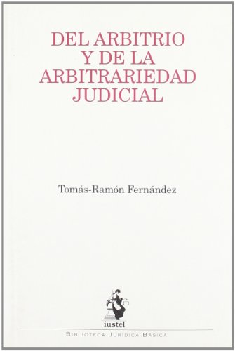 Imagen de archivo de Del arbitrio y de la arbitrariedad judicial a la venta por MARCIAL PONS LIBRERO
