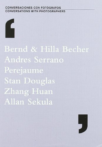 Beispielbild fr Conversaciones con Fotografos 2006 Bernd Becher; Hilla Becher; Pere zum Verkauf von Iridium_Books