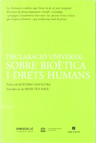 9788496521537: Declaraci universal sobre biotica i drets humans