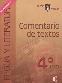 Imagen de archivo de REPASA Y APRUEBA, COMENTARIO DE TEXTOS, 4 ESO. LIBRO DEL PROFESOR a la venta por Librerias Prometeo y Proteo