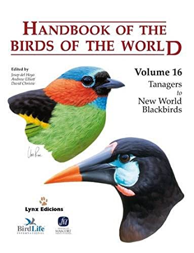 9788496553781: Handbook of the Birds of the World: Tanagers to New World Blackbirds