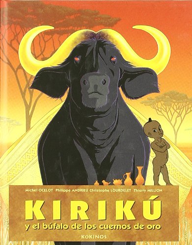 Imagen de archivo de KirikÃº y el bÃºfalo de los cuernos de oro (mini): Kirikou et le buffle aux cornes d'or a la venta por WorldofBooks