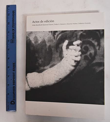 Beispielbild fr Actos De Edicion zum Verkauf von Zubal-Books, Since 1961