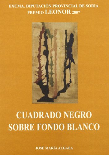 Beispielbild fr CUADRADO NEGRO SOBRE FONDO BLANCO zum Verkauf von Librera Races