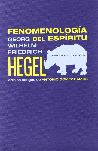 FenomenologÃ­a del espÃ­ritu (9788496775718) by Hegel, Georg Wilhelm Friedrich