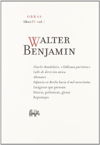 9788496775770: Walter Benjamin O.C Libro Iv/Vol 6. (Obras)