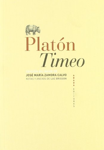 Beispielbild fr TIMEO zum Verkauf von KALAMO LIBROS, S.L.