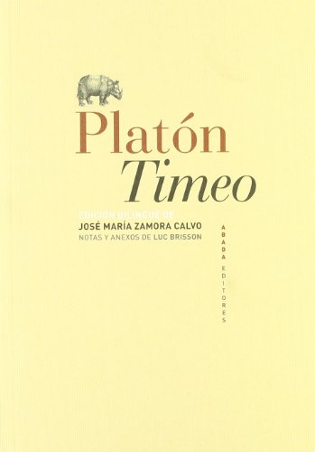 9788496775916: Platon Timeo (LECTURAS DE FILOSOFA)