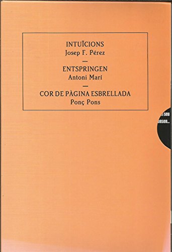 Stock image for Intucions; Entspringen; Cor de pgina esbrellada for sale by medimops
