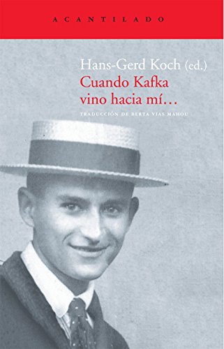 Imagen de archivo de CUANDO KAFKA VINO HACIA MI. a la venta por KALAMO LIBROS, S.L.
