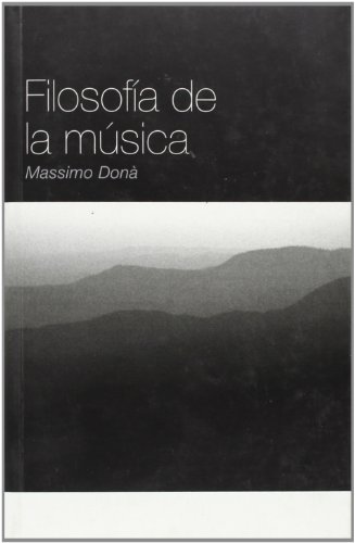 Stock image for Filosofa de la Msica for sale by Hamelyn