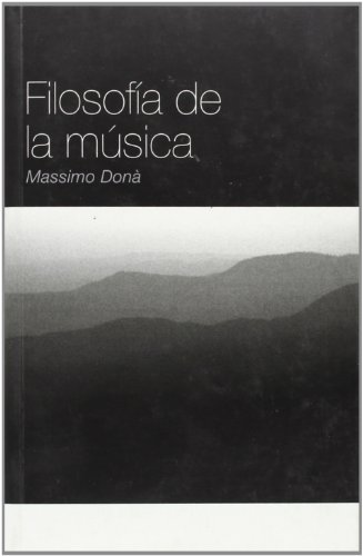 Stock image for Filosofia de la musica for sale by Iridium_Books