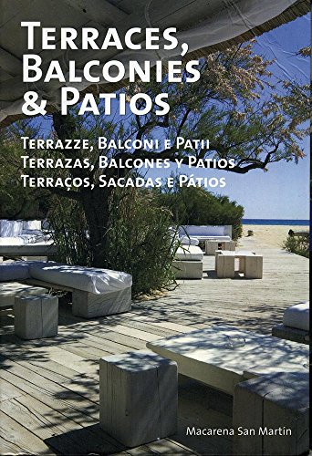 Stock image for Terrazzi, balconi patii. Ediz. multilingue for sale by libreriauniversitaria.it