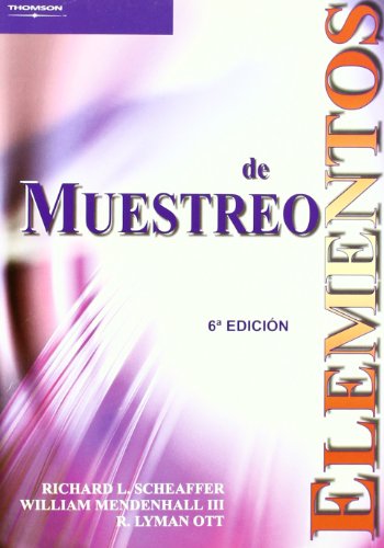 Imagen de archivo de Elementos de muestreo (Estadstica) (MENDENHALL , WILLIAM; SCHEAFFER a la venta por Iridium_Books