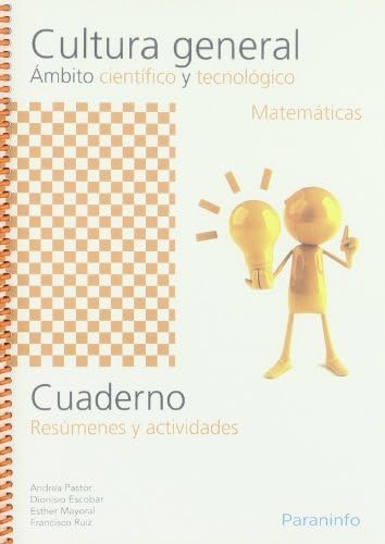 Beispielbild fr Cuaderno de Cultura General mbito Cientfico y Tecnolgico. Matemticas zum Verkauf von Hamelyn