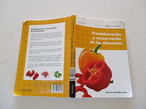 Preelaboracion y conservacion de los alimentos.Hosteleria y turismo. Cocina y gastronomia.