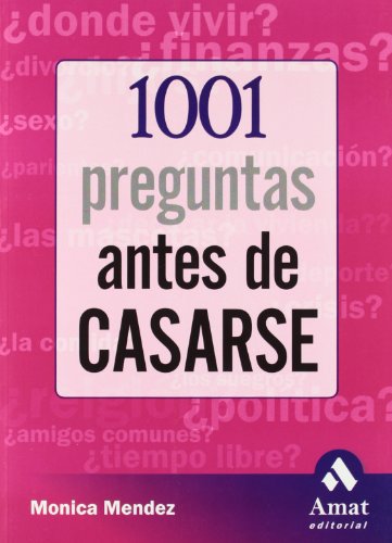 Stock image for 1001 PREGUNTAS ANTES DE CASARSE for sale by Serendipity