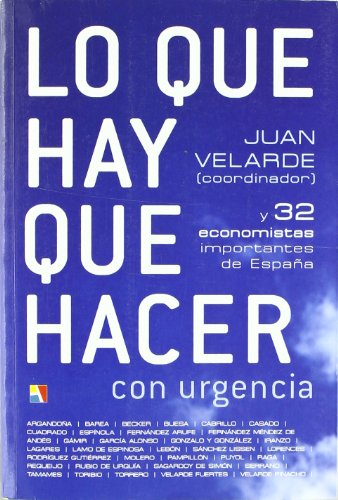 Stock image for Lo que hay que hacer con urgencia for sale by Librera Prez Galds