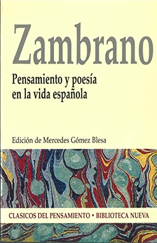 Imagen de archivo de PENSAMIENTO Y POESÍA EN LA VIDA ESPAÑOLA a la venta por Zilis Select Books