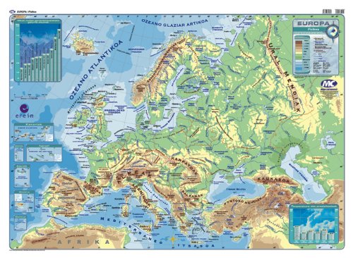 Stock image for Europako mapa fisiko/politikoa for sale by Iridium_Books