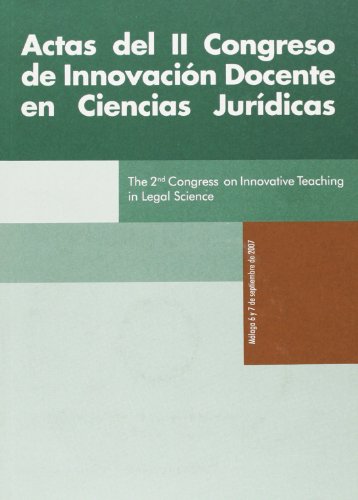 Imagen de archivo de ACTAS DEL II CONGRESO DE INNOVACIN DOCENTE EN CIENCIAS JURDICAS a la venta por Librerias Prometeo y Proteo