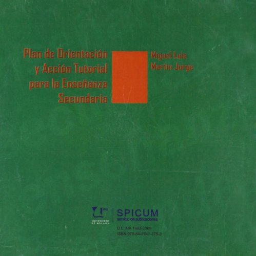 Beispielbild fr Plan De Orientacion Y Accion Tutorial -Language: spanish zum Verkauf von GreatBookPrices