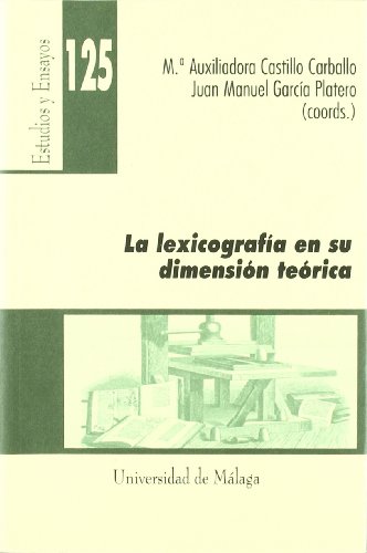 Stock image for La lexicografa en su dimensin teriCastillo Carballo, Mara Auxilia for sale by Iridium_Books