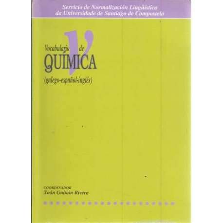 Stock image for OT/30-VOCABULARIO DE QUMICA GALEGO-ESPAOL-INGLS for sale by Zilis Select Books