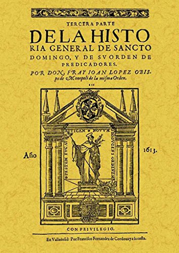 Imagen de archivo de Tercera Parte de la Historia General de Sancto Domingo y de su Orden d a la venta por Iridium_Books