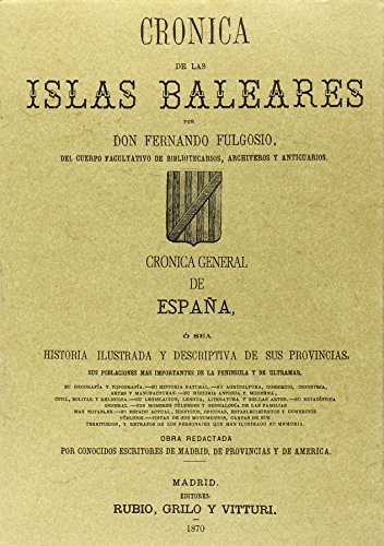 Beispielbild fr CRONICA DE LAS ISLAS BALEARES zum Verkauf von KALAMO LIBROS, S.L.