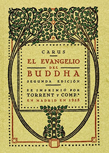 9788497614474: El evangelio del Buddha (RELIGION)