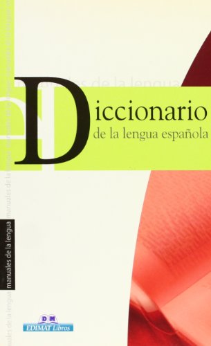 Diccionario de la lengua espaÃ±ola (Manuales de la lengua series) (9788497647274) by Edimat Libros