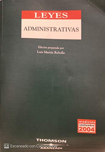Beispielbild fr Leyes administrativas (2004) zum Verkauf von medimops