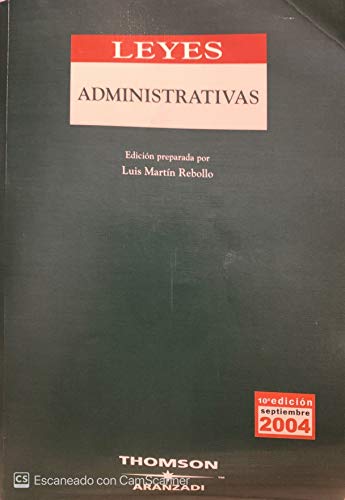 Imagen de archivo de Leyes administrativas (2004) a la venta por medimops