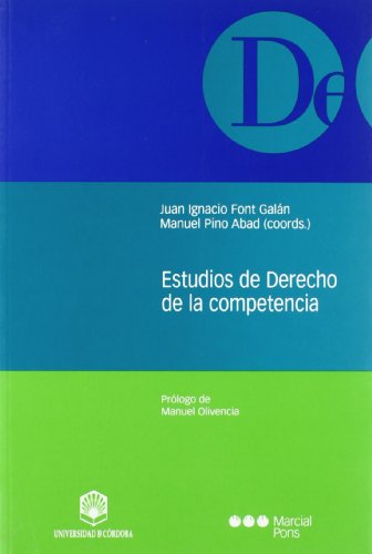 Stock image for ESTUDIOS DE DERECHO DE LA COMPETENCIA. for sale by KALAMO LIBROS, S.L.