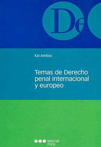 Beispielbild fr Temas de derecho penal internacional y europeo zum Verkauf von medimops