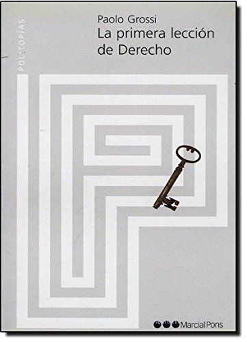 Stock image for La primera leccin de derecho for sale by medimops