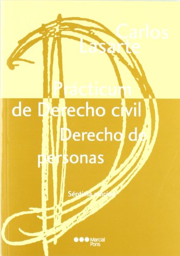 Beispielbild fr Derecho de personas. Prcticum (Manuales (marcial Pons)) zum Verkauf von medimops