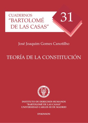 Imagen de archivo de Teora de la Constitucin (Cuadernos Bartolom de las Casas, Band 31) a la venta por medimops