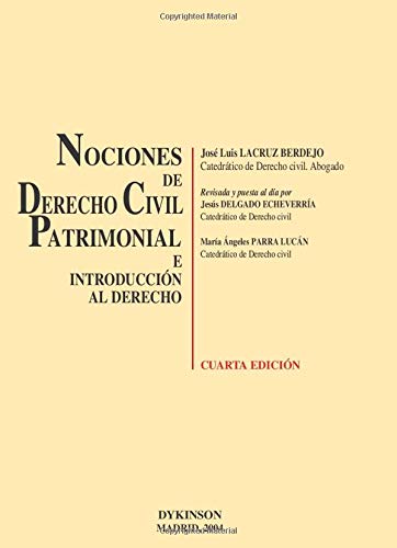 9788497723251: Nociones De Derecho Civil Patrimonial E Introduccin Al Derecho (SIN COLECCION)