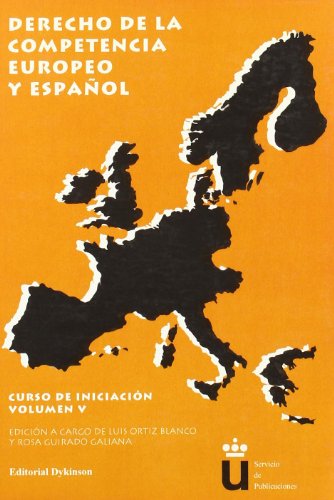 9788497723664: Derecho de la competencia europeo y espaol. Curso de iniciacin. Vol. V