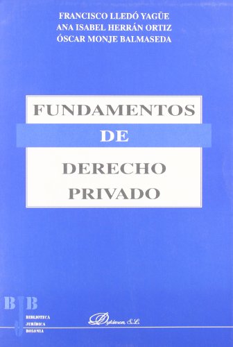 9788497724456: Fundamentos de derecho privado / Foundations of private law