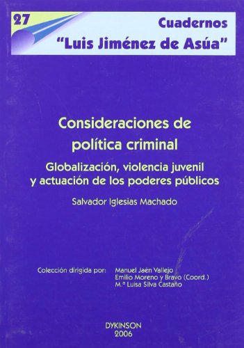 Imagen de archivo de Consideraciones de poltica criminal a la venta por Hilando Libros