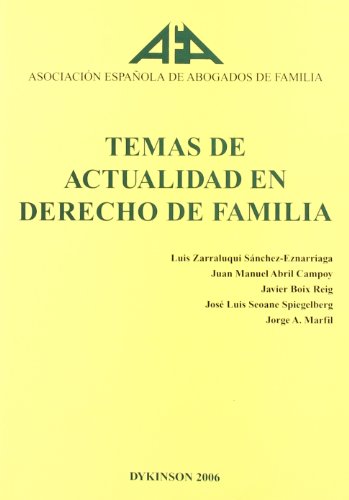 Imagen de archivo de Temas de Actualidad en Derecho de Familia a la venta por Hamelyn
