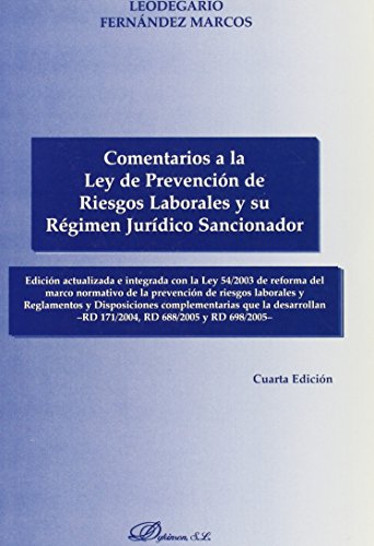 Imagen de archivo de Comentarios a la Ley de Prevencin de Riesgos Laborales y Su Rgimen Jurdico Sancionador: Edicin Actualizada E Integrada con la Ley 54/2003, y . a la venta por Hamelyn