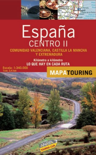 Beispielbild fr Mapa de carreteras 1:340.000 - Centro II (desplegable) (Mapa Touring) zum Verkauf von medimops