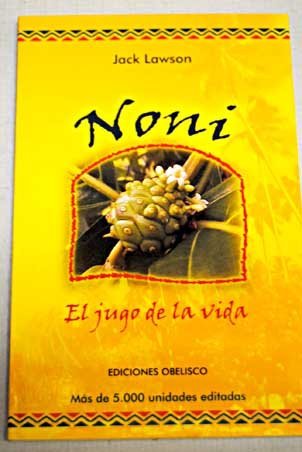 Stock image for Noni, el jugo de la vida for sale by medimops