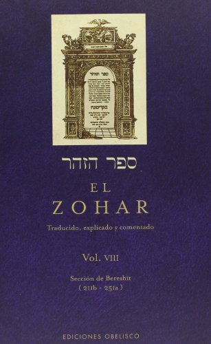 Imagen de archivo de El Zohar, Vol. 8 (Zohar, 8) (Spanish Edition) a la venta por Books Unplugged