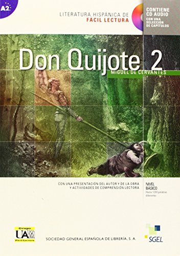 Imagen de archivo de Literatura Hispanica De Facil Lectura: Don Quijote 2 + CD a la venta por WorldofBooks